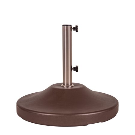 US WEIGHT US Weight Fillable 120lb Capacity Commercial Free Standing Umbrella Base, Bronze FUB120BZE